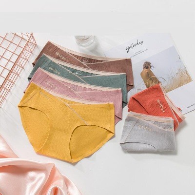 Quần lót bầu, quần lót sau sinh, cotton, thấm hút mồ hôi, cạp chéo SUPIMA - mã QB19