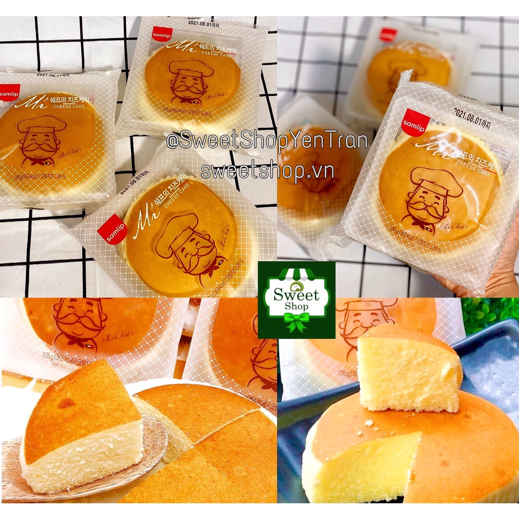 Bánh cheese cake ông già Samlip - Hàn Quốc