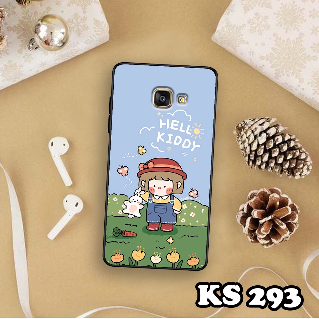 Ốp lưng Samsung A7 2017 - Samsung A5 2017 - Samsung A3 2017 - Ốp in hình Ngân hà &amp; Roro Jumb - Lưng nhám viền TPU