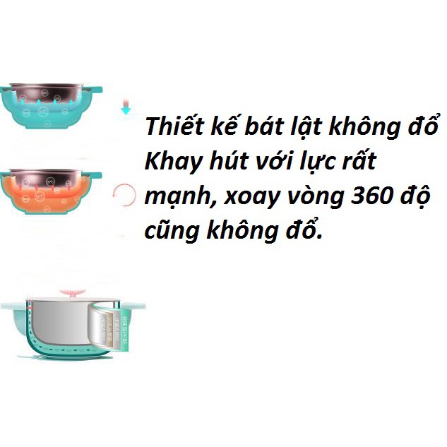 CHÍNH HÃNG - BỘ BÁT ĂN DẶM SET 5 AAG HÀN QUỐC