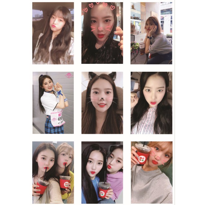 Lomo card 54 ảnh OH MY GIRL update Twitter