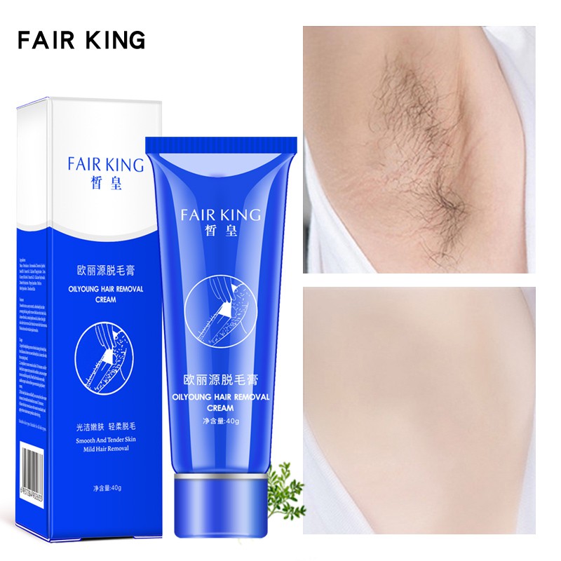 [Hàng mới về] Kem tẩy lông FAIR KING chiết xuất thảo dược không gây đau vùng da dưới cánh tay/chân 40g | BigBuy360 - bigbuy360.vn