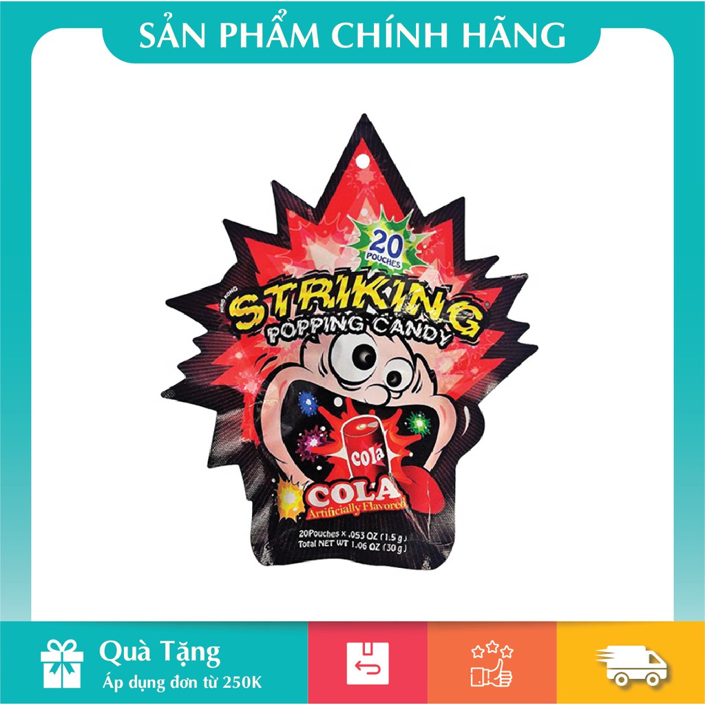 Kẹo nổ Striking vị cola