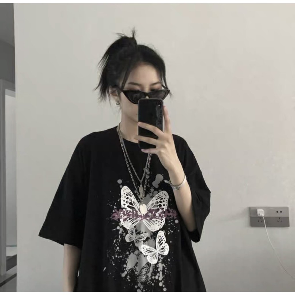 Áo thun tay lỡ form rộng NEKOSG, áo phông form rộng Unisex ATL198