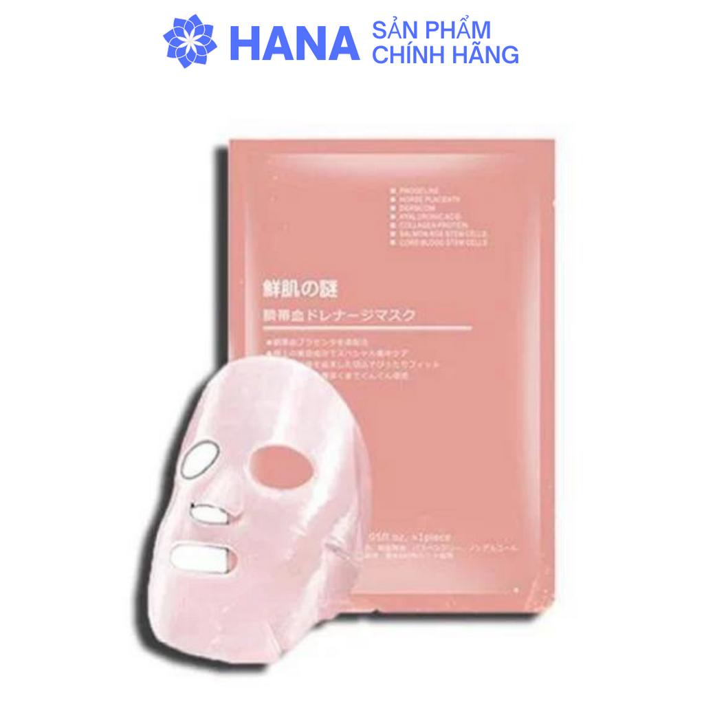 Mặt Nạ Tế Bào Gốc Nhau Thai cuốn rốn Rwine Beauty Steam Cell Placenta Mask Nhật Bản