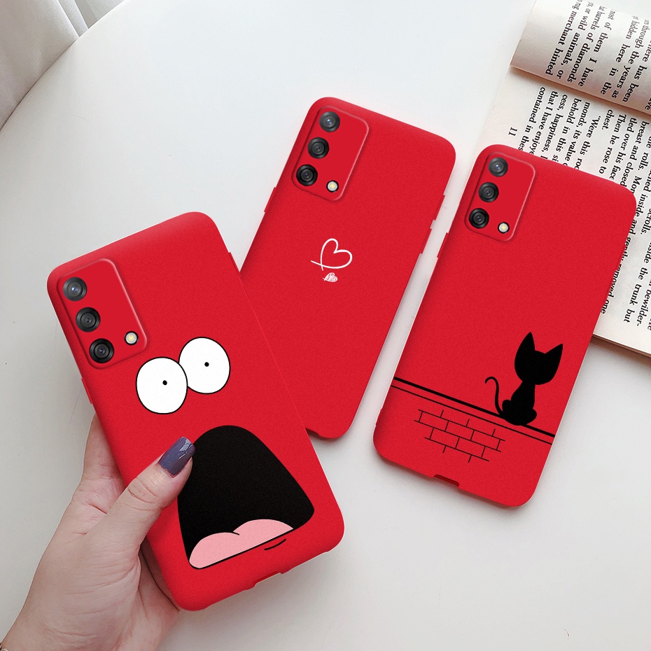 Ốp điện thoại silicon dẻo họa tiết hoạt hình màu sắc ngọt ngào xinh xắn mã CPH2365 cho OPPO A95 OPPO A95