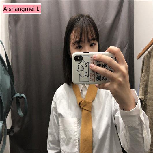 Cà Vạt Màu Sắc Kẹo Trơn 7cm Phong Cách Hàn Quốc Dành Cho Nam Và Nữ