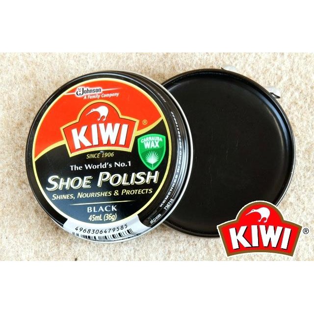 Xi Đánh Bóng Giày Kiwi Shoe Polish No.1(45ml) Màu Đen