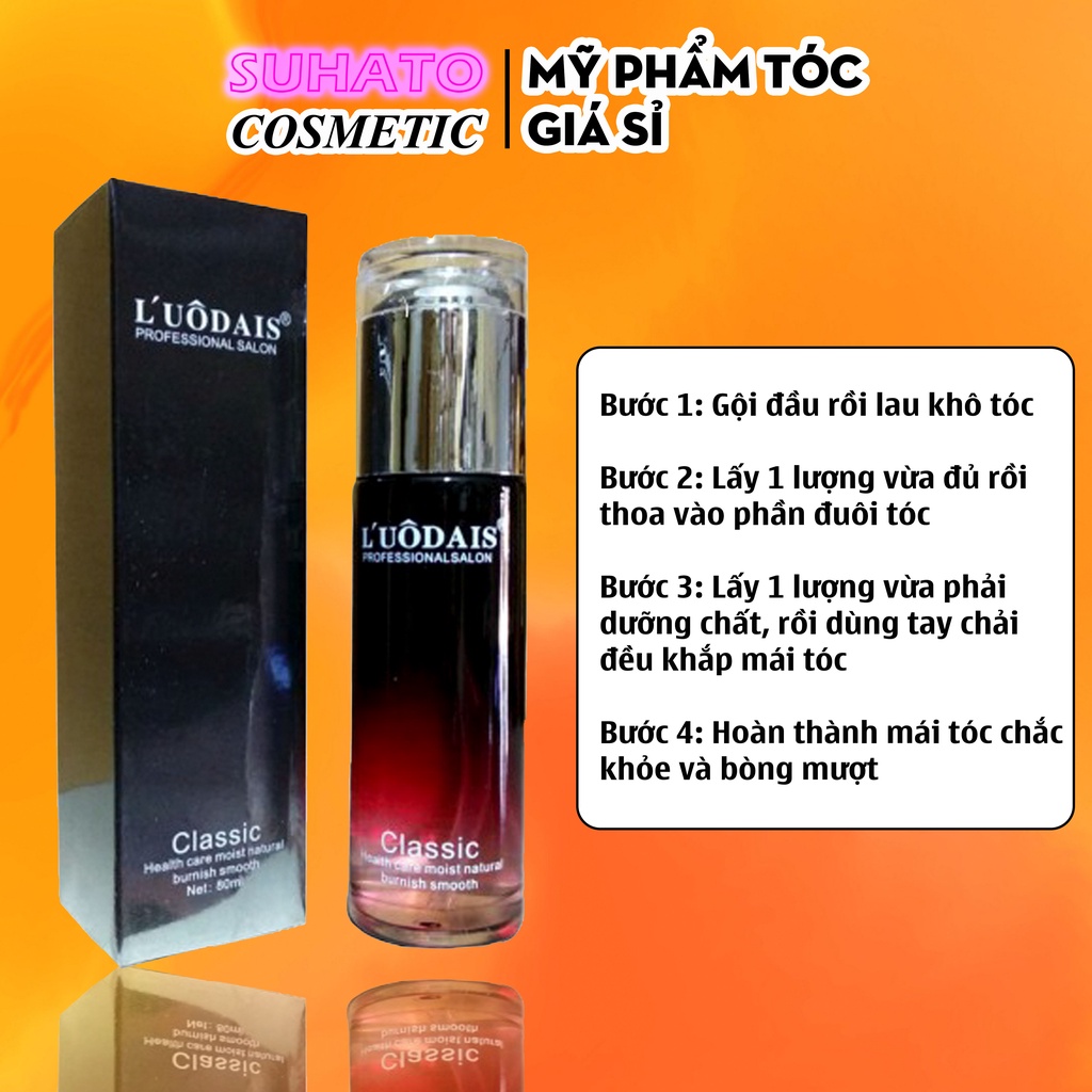 Tinh dầu dưỡng tóc nước hoa L'uôdais Classic 60ml ĐÁY HỘP BẠC CT13