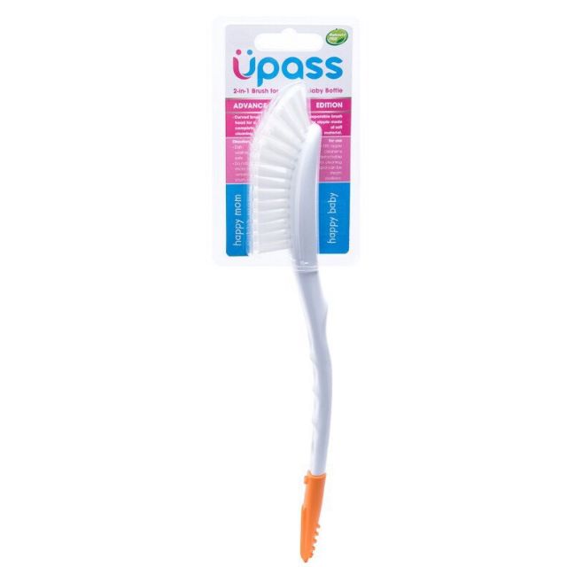 Bộ cọ bình sữa và núm ty cao cấp Upass