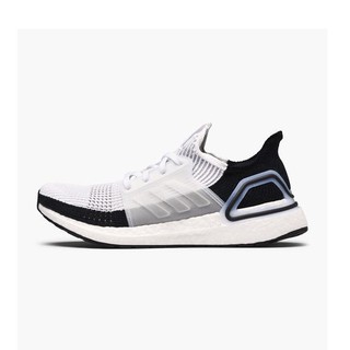 Adidas ultra boost 19 boost weaving killer whale sneakers chạy bộ giày thể thao b37707 giày nam trắng và đen