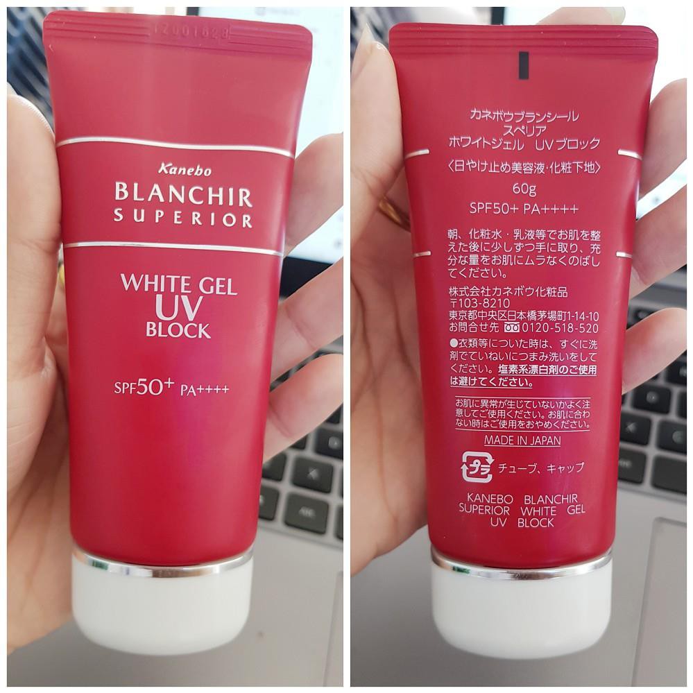 Azooo. Kem chống nắng Kanebo Blanchir SPF50+ Kanebo Freshel