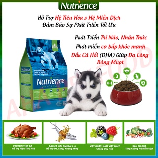 Thức Ăn Cho Chó Husky Con - Nutrience Original Bao 2,5kg Hỗ Trợ Trí Não, Xương Khớp - Thịt Gà, Rau Củ, Trái Cây Tự Nhiên