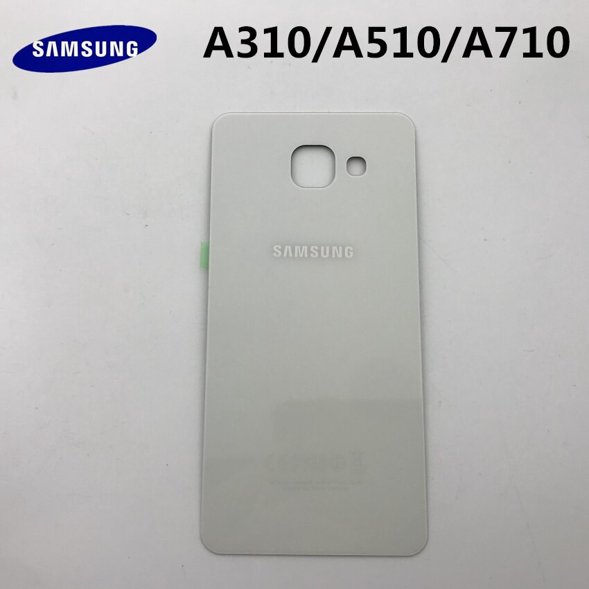 New Samsung Galaxy A3 A310 A5 A510 A7 A710 2016 A910 A9 Pro 2016 Back Cover Battery Case 3D Glass Rear Housing Cover Rear Door Case Replacement