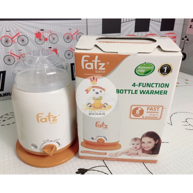 Máy hâm nóng sữa & thức ăn 4 chức năng Fatz  Baby FB3002SL