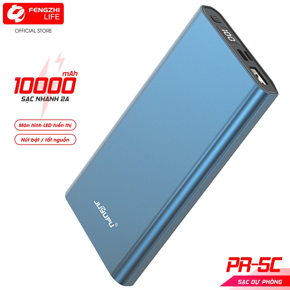 Sạc dự phòng FENGZHI PR-5C 10000mAh màn hình hiển thị cho iPhone samsung oppo vivo huawei xiaomi