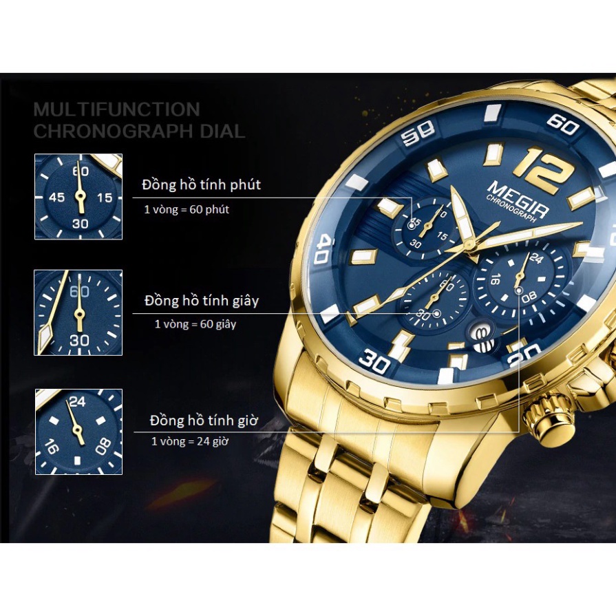 Đồng Hồ Nam Reward KT2068 Chính Hãng 2022 NEW Bảo Hành 12 Tháng