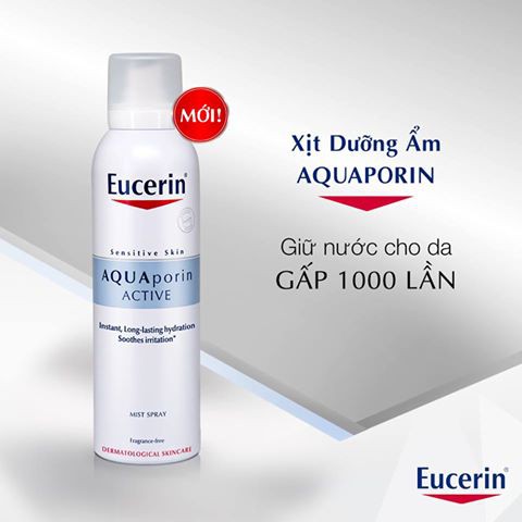 Xịt khoáng dưỡng ẩm Eucerin Aqua Porin Active Mist Spray 50ml