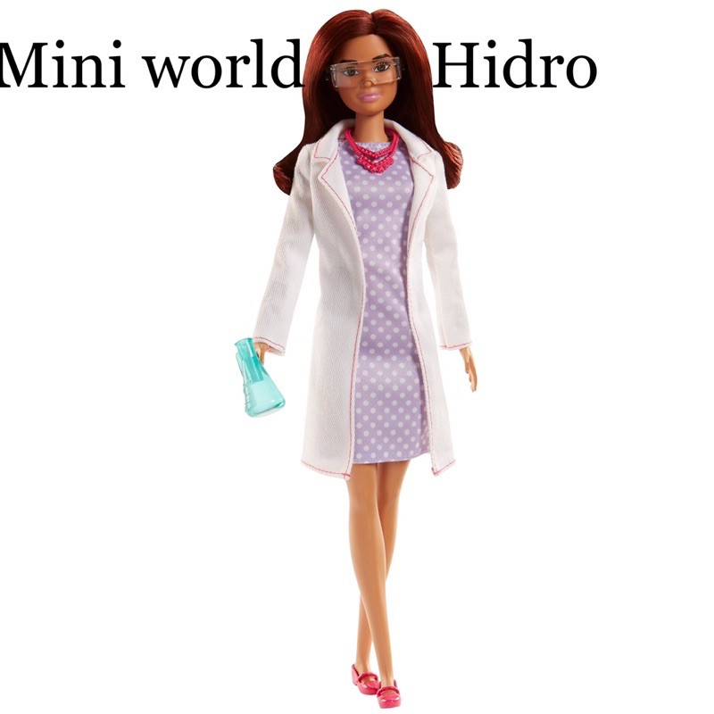 Búp bê Barbie nghề nghiệp nha nghiên cứu khoa học scientist chính hãng.