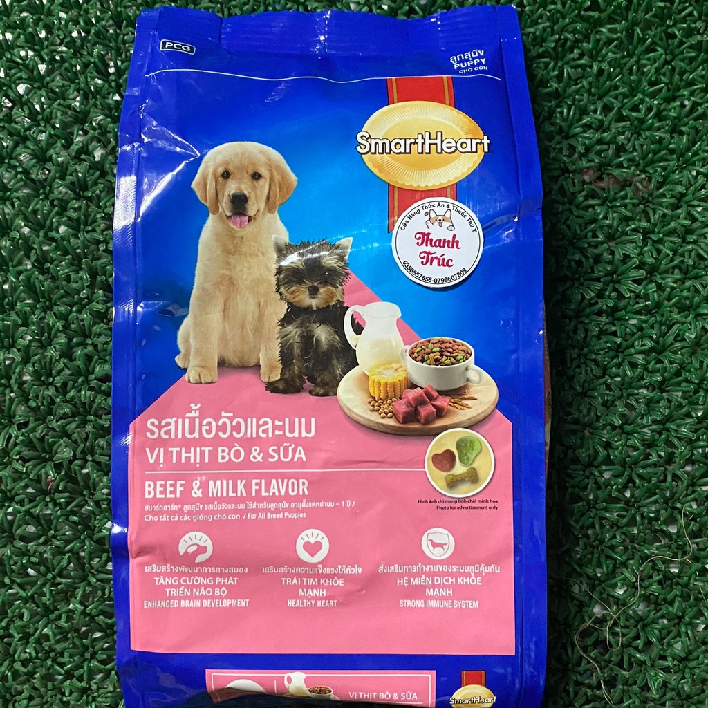 Thức ăn cho chó con Smartheart Puppy 1,5kg