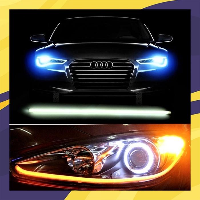[Combo] 2 Dây Led Mí Xi Nhan Chạy Đuổi Kiểu Dáng AuDi Dùng Cho Ôtô Và Xe Máy