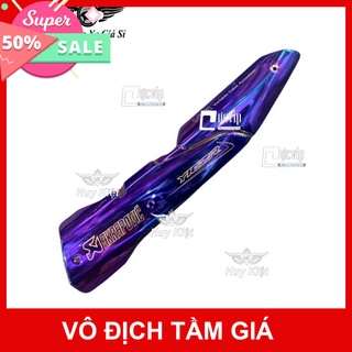 HCM- [Hàng Mới Về] Ốp Che Pô Exciter 155 VVA, Exciter 2021 - 2022 Inox Xi Titan 4126