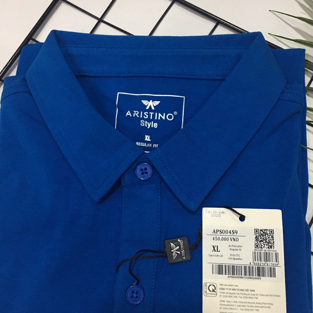 Áo polo nam ARISTINO cotton mềm mát (aps003s9 - aps004s9-aps010s8) reguler | BigBuy360 - bigbuy360.vn