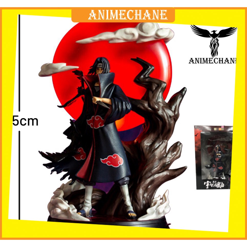 ( Mặt Trăng Có Led )Mô hình Uchiha Itachi thuộc tổ chức Akatsuki Cao 35cm - Naruto Shippuuden - Mô hình Naruto Figure