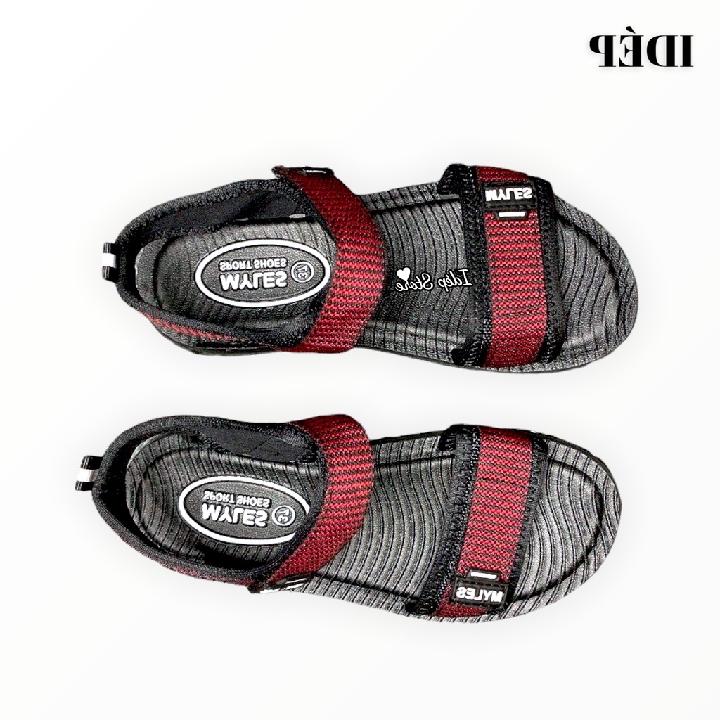 Giày sandal unisex nam nữ 2 quai vải dù đế PU cao cấp siêu bền Maipy GL031