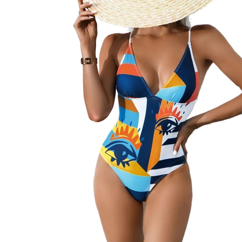 Bikini Một Mảnh Cạp Cao Gợi Cảm Plus Size