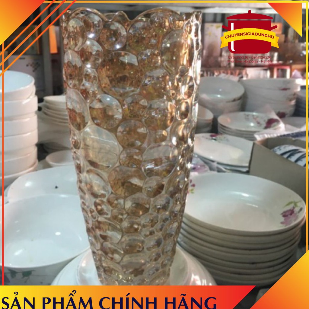 Lọ hoa thuỷ tinh RUBY cao cấp 25cm