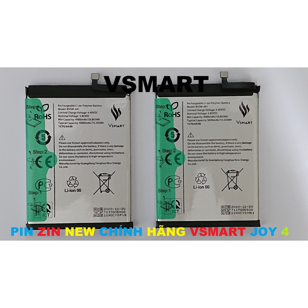 PIN ZIN NEW CHÍNH HÃNG VSMART JOY 4: BVSM-441