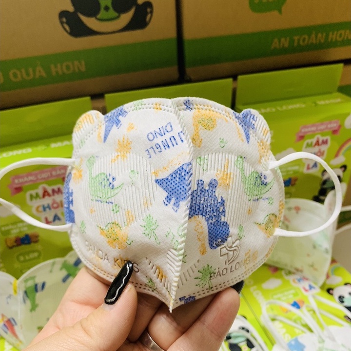 Khẩu trang trẻ em kháng giọt bắn mầm chồi lá