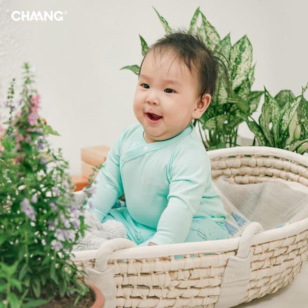 [Mã FASKT4XANH giảm 15% đơn 99K] Bộ dài cúc chéo chaang garden xanh
