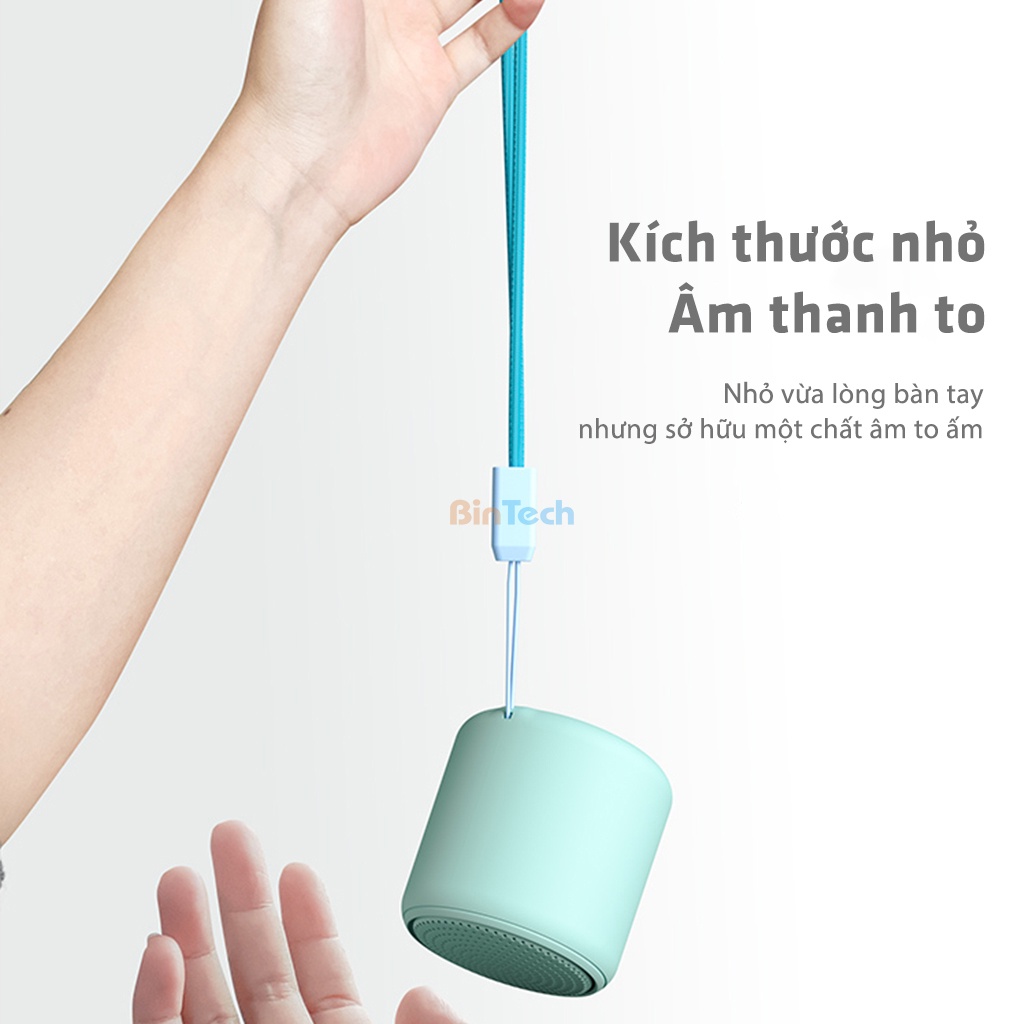 Loa bluetooth mini Inpods LitteFun Bintech, loa nghe nhạc mini, bass mạnh âm thanh vòm 360 độ siêu hay