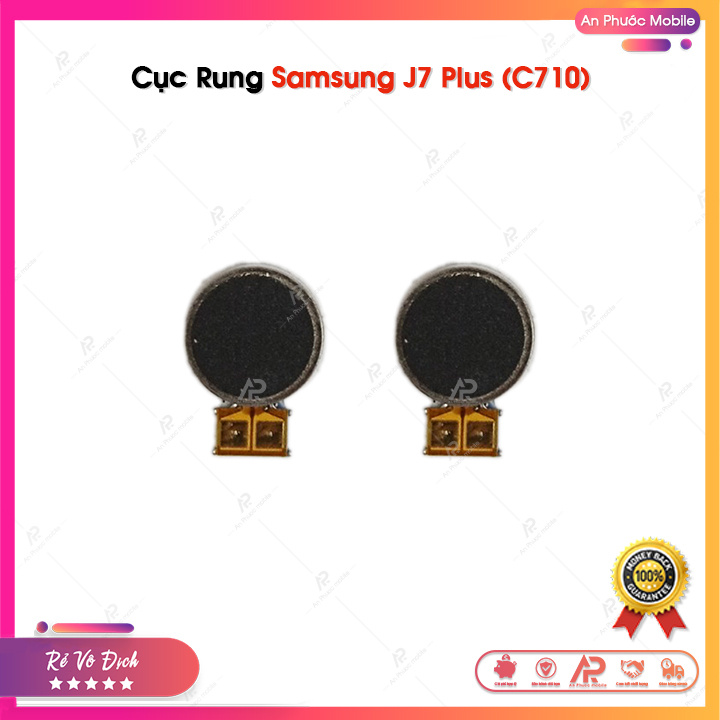 Cục Rung Samsung J7 Plus / C710 - Linh kiện motor rung điện thoại Samsung Galaxy J7plus+ (C710F) zin tháo máy