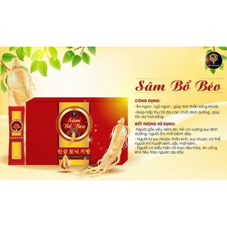 Sâm Bổ Béo (30 gói lẻ) - Dành Bé từ 5 tuổi - Cải Thiện Sức Khỏe, Giúp Ăn Ngon, Tăng Cân Khỏe Mạnh