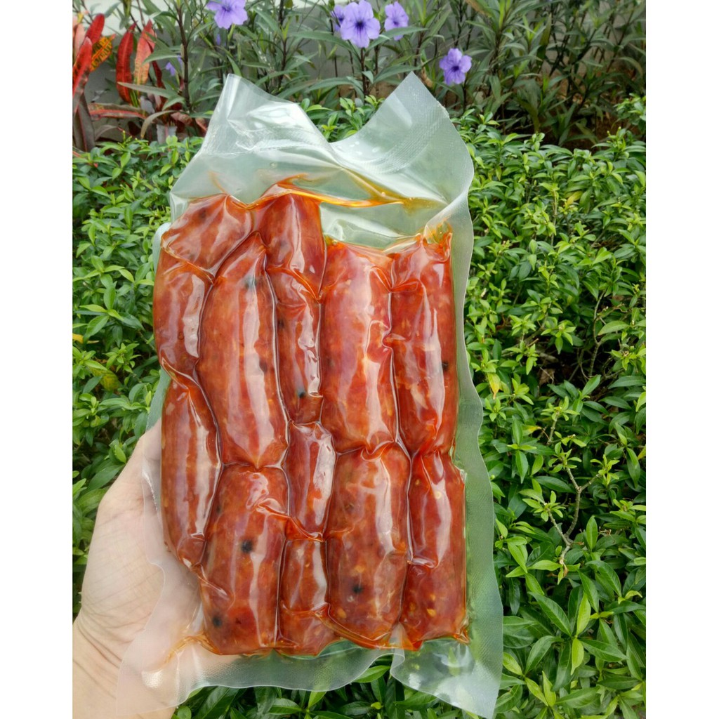 [Giá sỉ 5kg] Lạp Xưởng Tươi Sa Tế Sả Ớt Cai Lậy