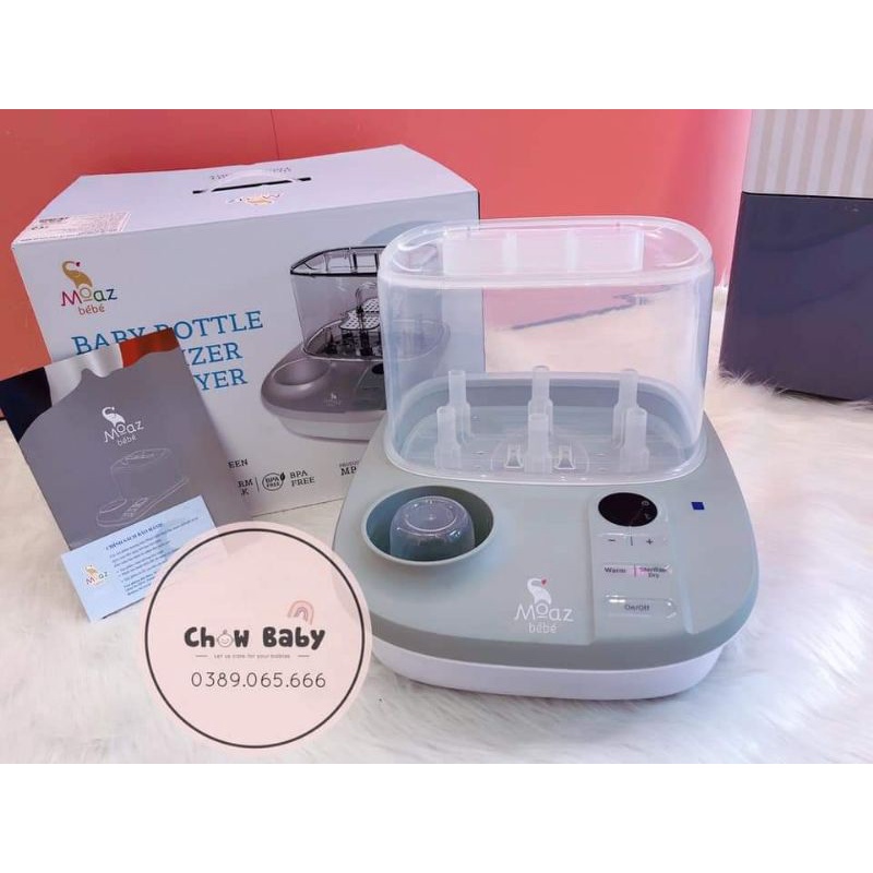 Máy Tiệt Trùng sấy khô và hâm sữa đa năng Moazbebe MB-005