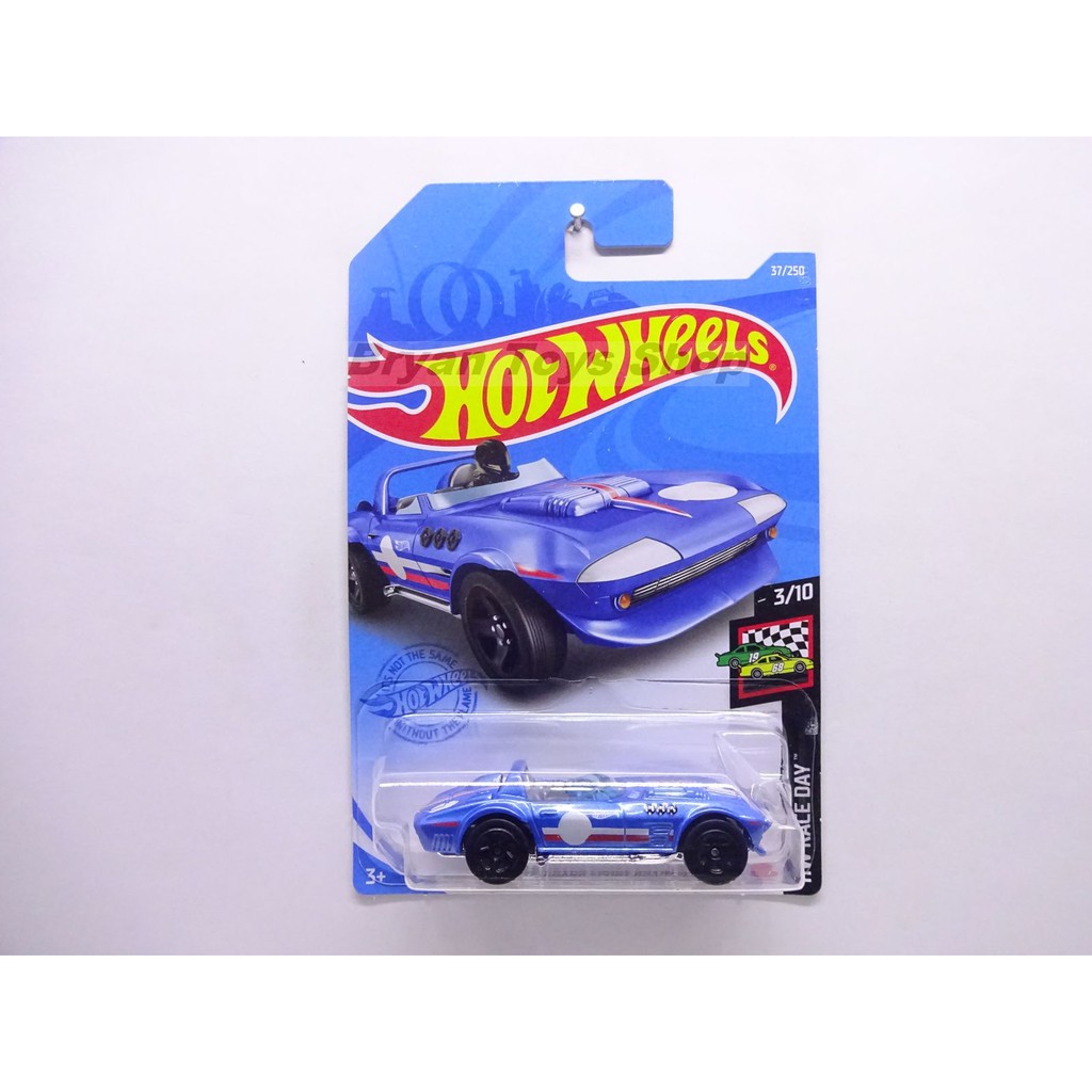 Hot Wheels Mô Hình Đồ Chơi Xe Hơi Corvette Grand Sport Roadster Blue