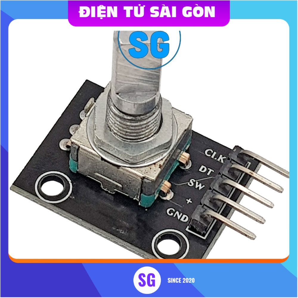 Mạch Volume Xoay Rotary Encoder 360 Độ KY-040 - FSH4