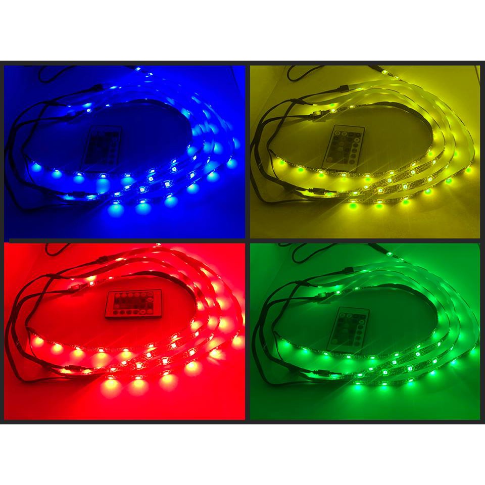 Đèn Led Tiktok 3m 5m  Đổi Màu RGB Dùng App - Cảm Biến Nhạc IP65, Trang Trí Màn Hình, Bàn, Tường,...