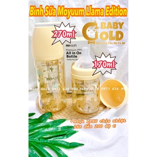 Bình sữa moyuum ilama edition ppsu - moyuum lạc đà 170ml, 270ml phiên bản mới nhất