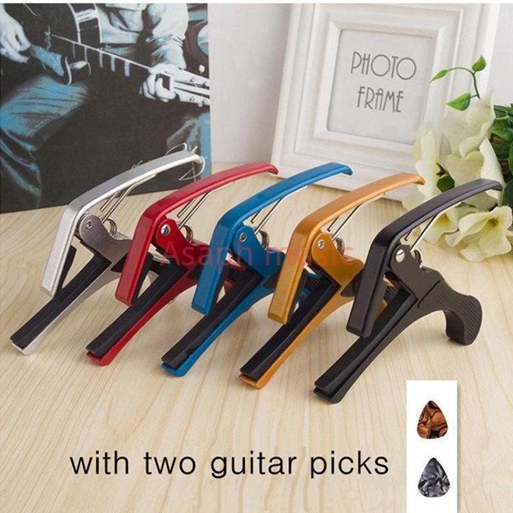 Kẹp Capo Đổi Tông Cho Đàn Guitar Kèm 2 Phím Đàn