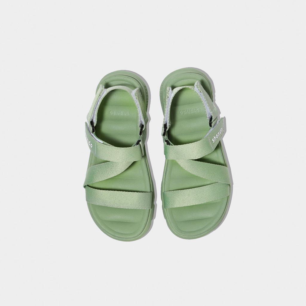 Giày Sandal Shondo Shat F6 Sport màu Xanh Matcha Chính Hãng 100%