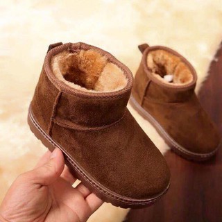 Boot da lộn lót lông cho bé