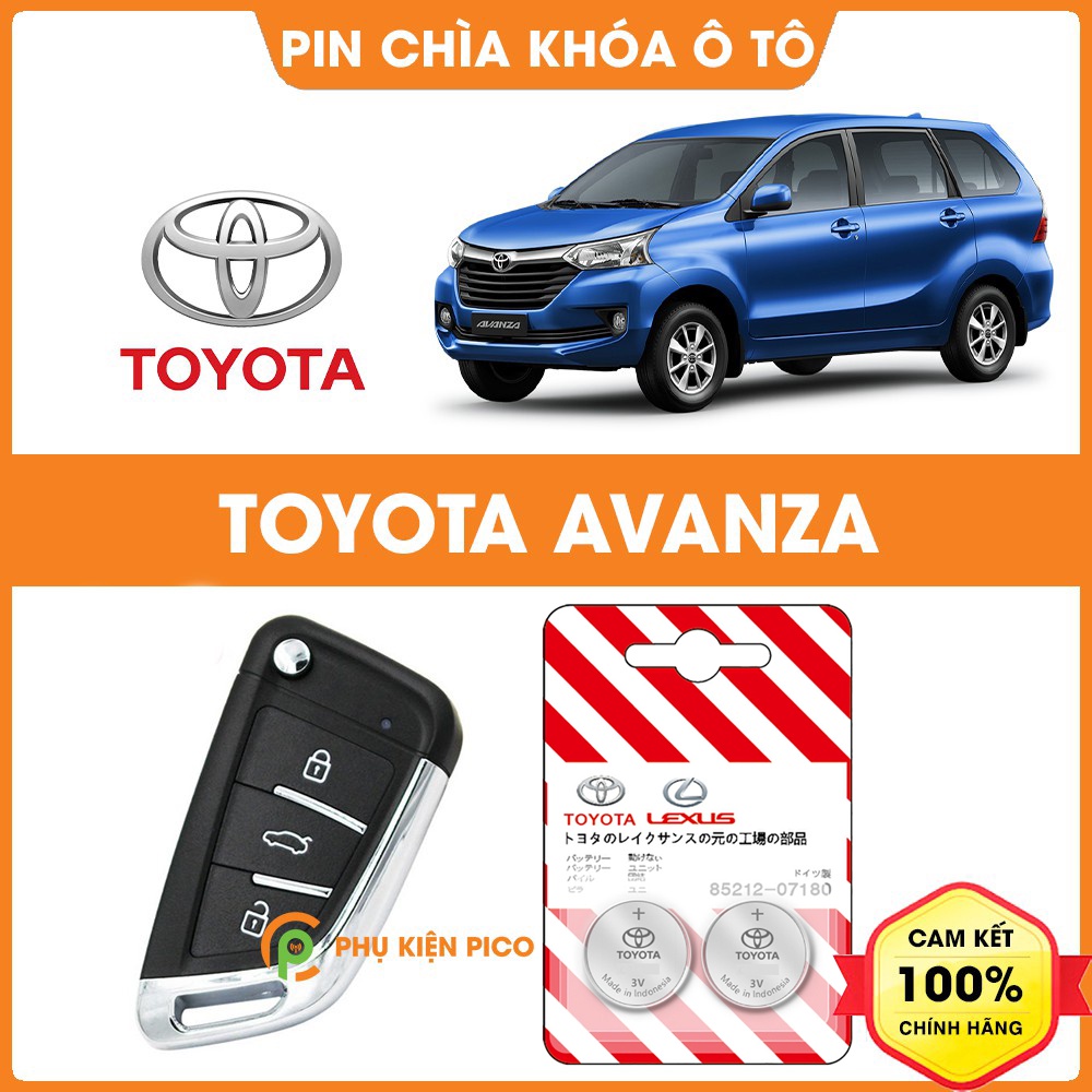 Pin chìa khóa ô tô Toyota Avanza chính hãng sản xuất theo công nghệ Nhật Bản – Pin chìa khóa Toyota Avanza