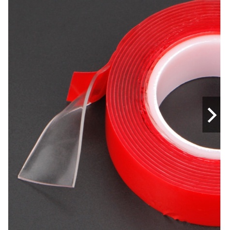 Băng keo trong suốt 2 mặt siêu dính bản 2cm cuộn 3m