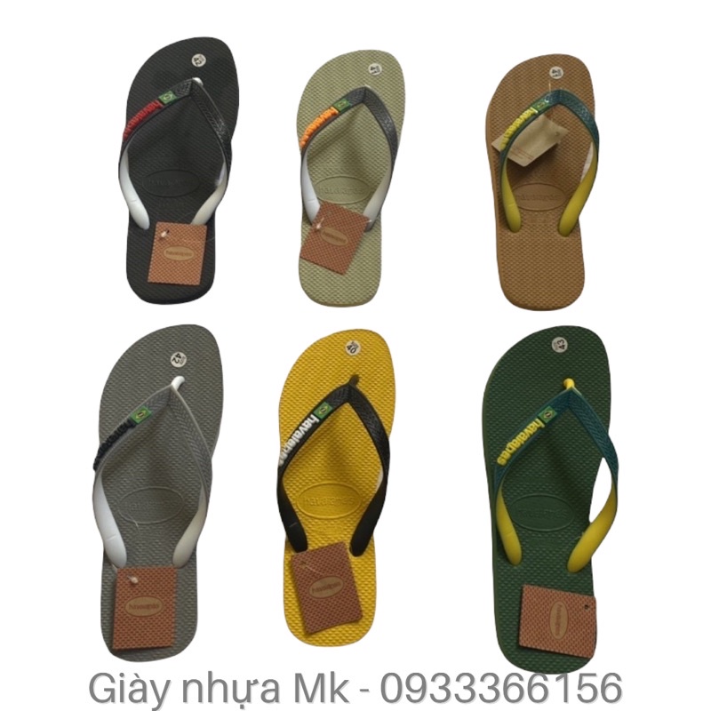 Dép Kẹp Xỏ Ngón Nam Havaianas Siêu Bền Siêu Êm Chống Trơn Trợt - DL123