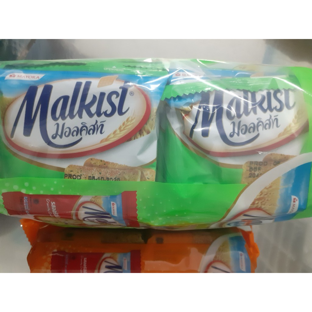 [HANG NHAP KHAU] Bánh quy lúa mật Malkist Thái Lan bịch 24 gói